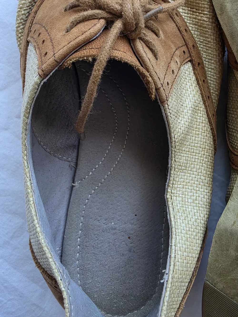 Johnston & Murphy Brown and Cream Wingtip Derby Oxfords